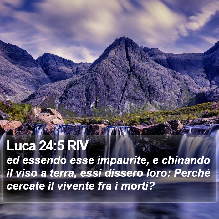 Luca 24:5 RIV Bible Study