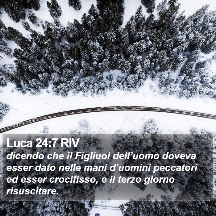 Luca 24:7 RIV Bible Study