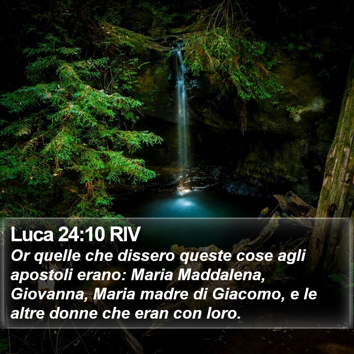 Luca 24:10 RIV Bible Study