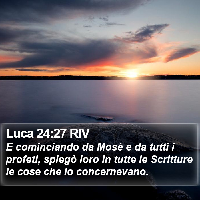 Luca 24:27 RIV Bible Study