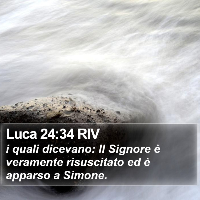 Luca 24:34 RIV Bible Study