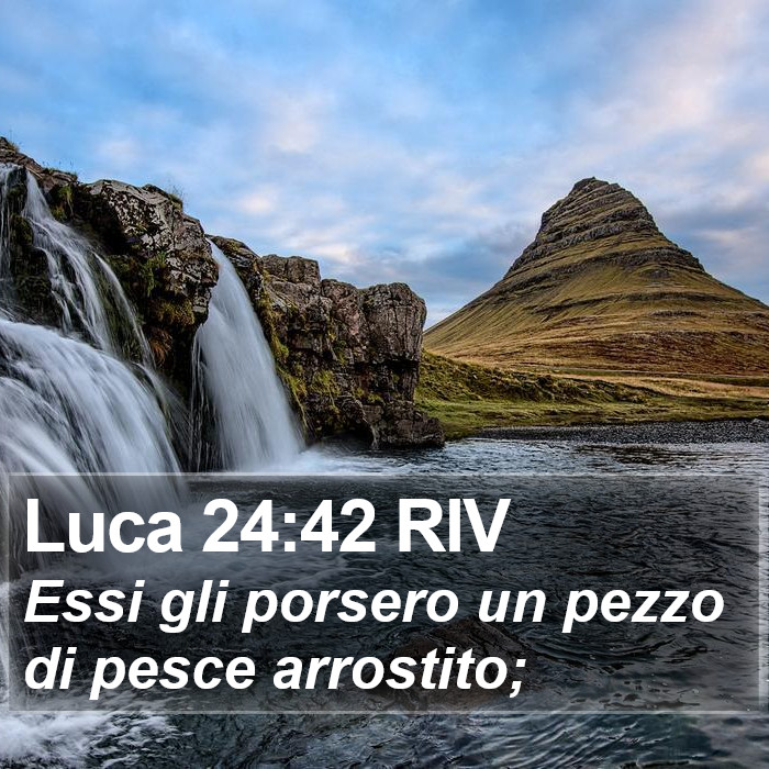 Luca 24:42 RIV Bible Study