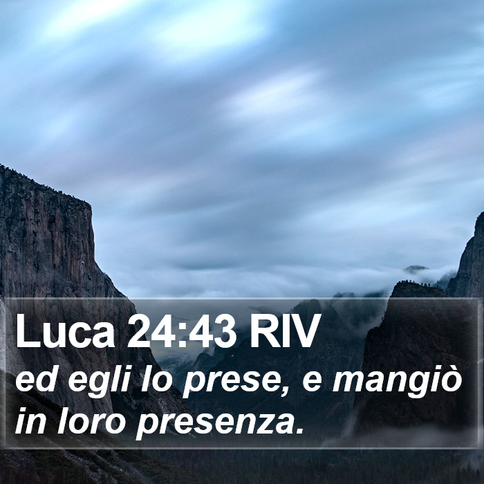 Luca 24:43 RIV Bible Study