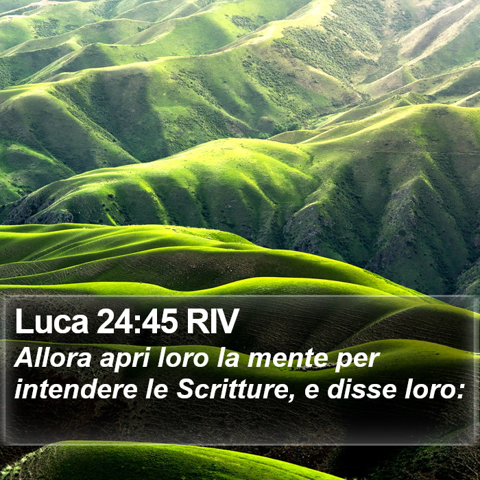 Luca 24:45 RIV Bible Study