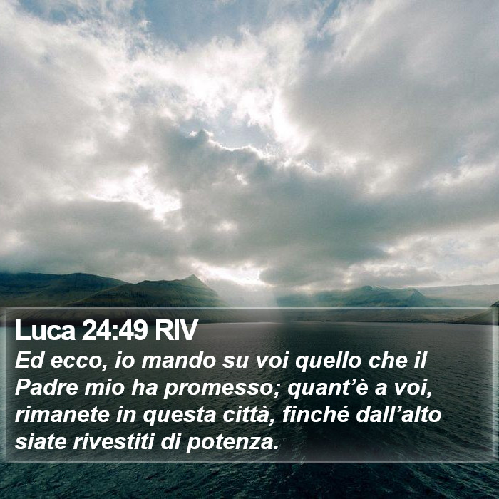 Luca 24:49 RIV Bible Study