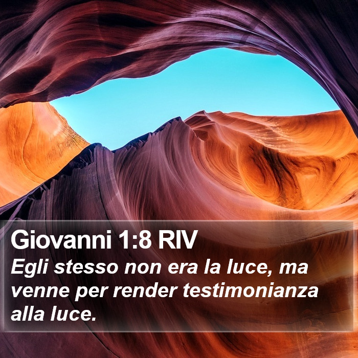 Giovanni 1:8 RIV Bible Study