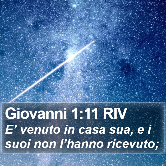 Giovanni 1:11 RIV Bible Study