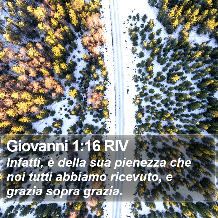 Giovanni 1:16 RIV Bible Study