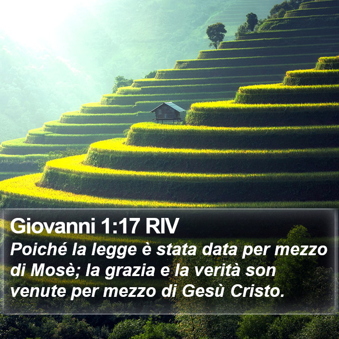 Giovanni 1:17 RIV Bible Study