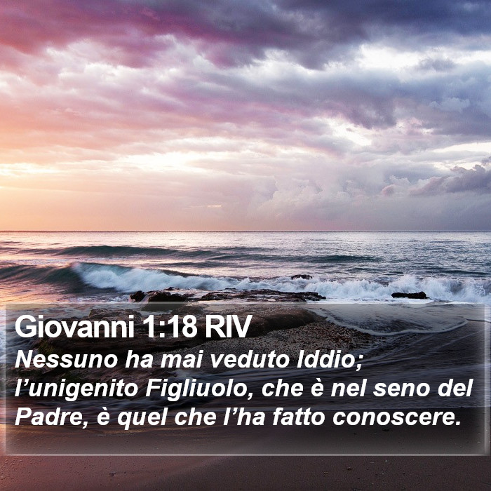 Giovanni 1:18 RIV Bible Study