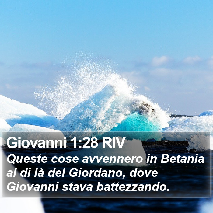 Giovanni 1:28 RIV Bible Study