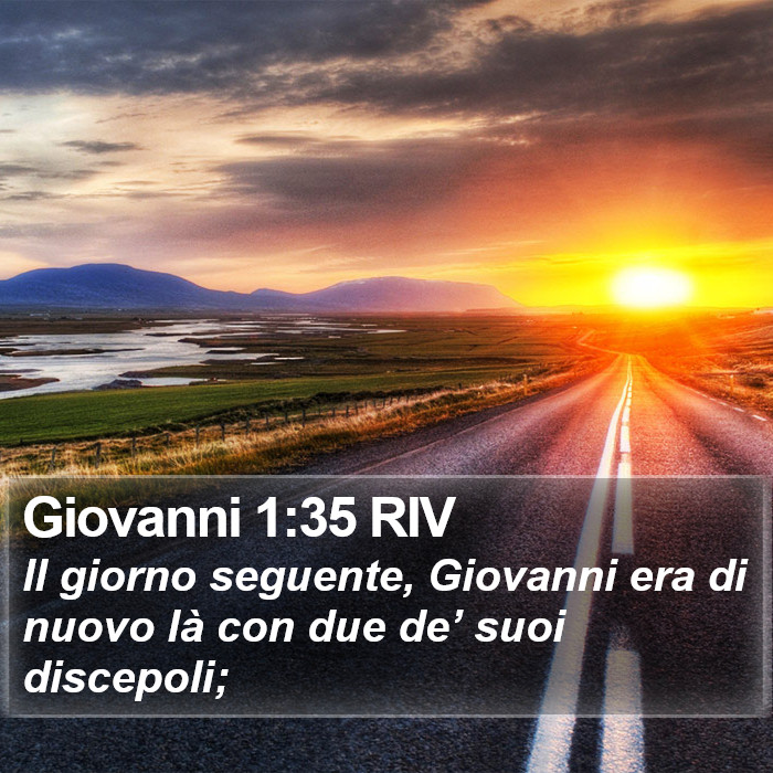 Giovanni 1:35 RIV Bible Study