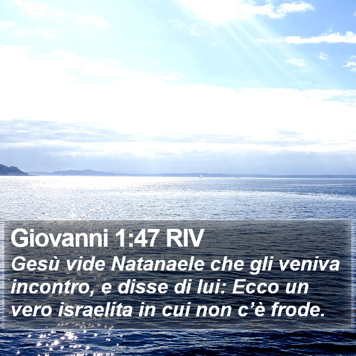 Giovanni 1:47 RIV Bible Study