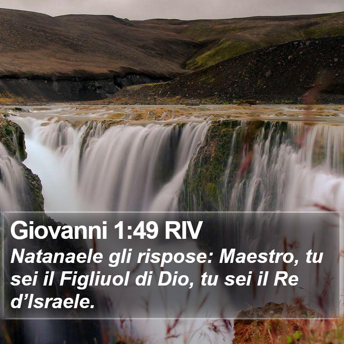 Giovanni 1:49 RIV Bible Study