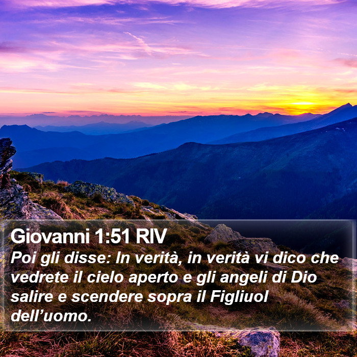 Giovanni 1:51 RIV Bible Study