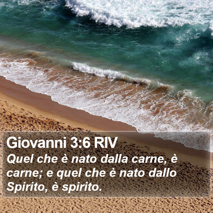 Giovanni 3:6 RIV Bible Study