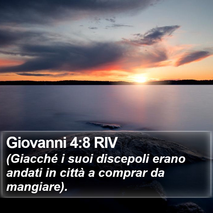 Giovanni 4:8 RIV Bible Study