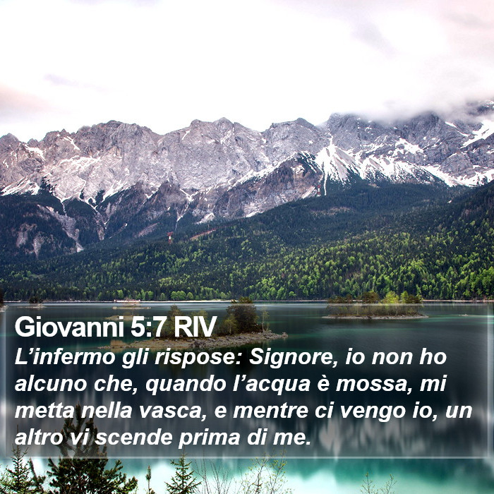 Giovanni 5:7 RIV Bible Study