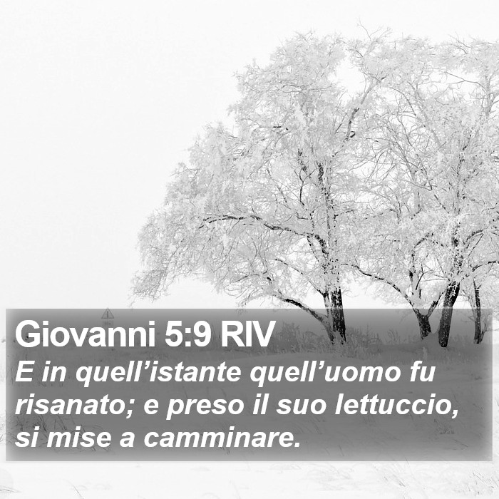 Giovanni 5:9 RIV Bible Study