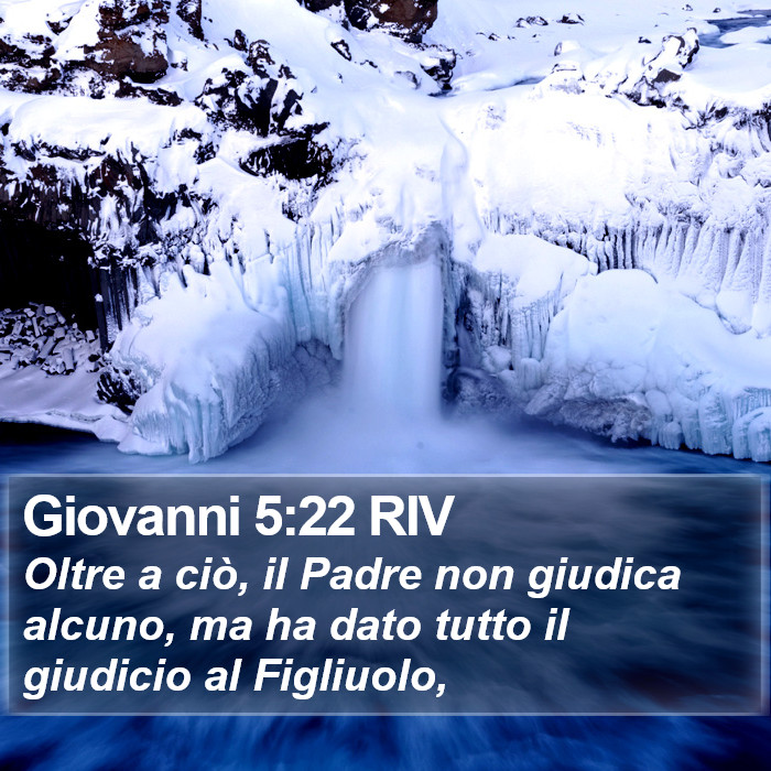 Giovanni 5:22 RIV Bible Study