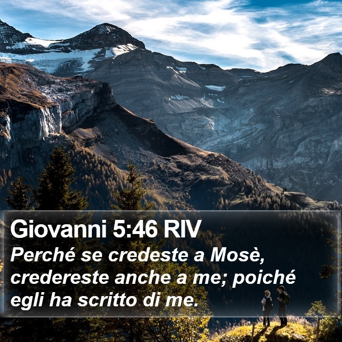 Giovanni 5:46 RIV Bible Study