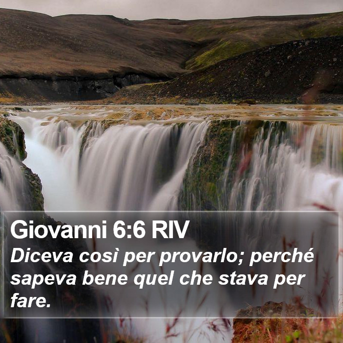 Giovanni 6:6 RIV Bible Study