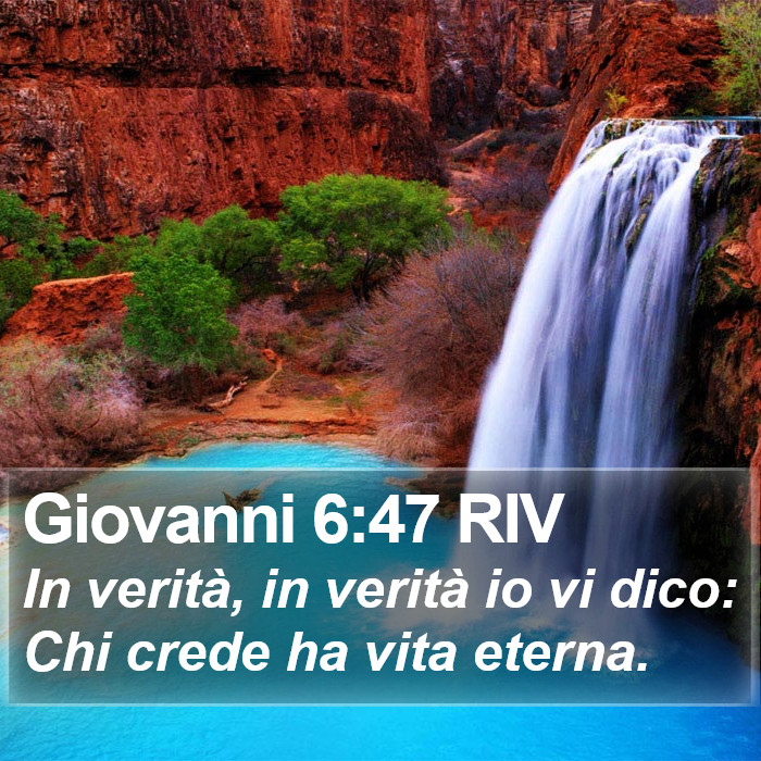 Giovanni 6:47 RIV Bible Study
