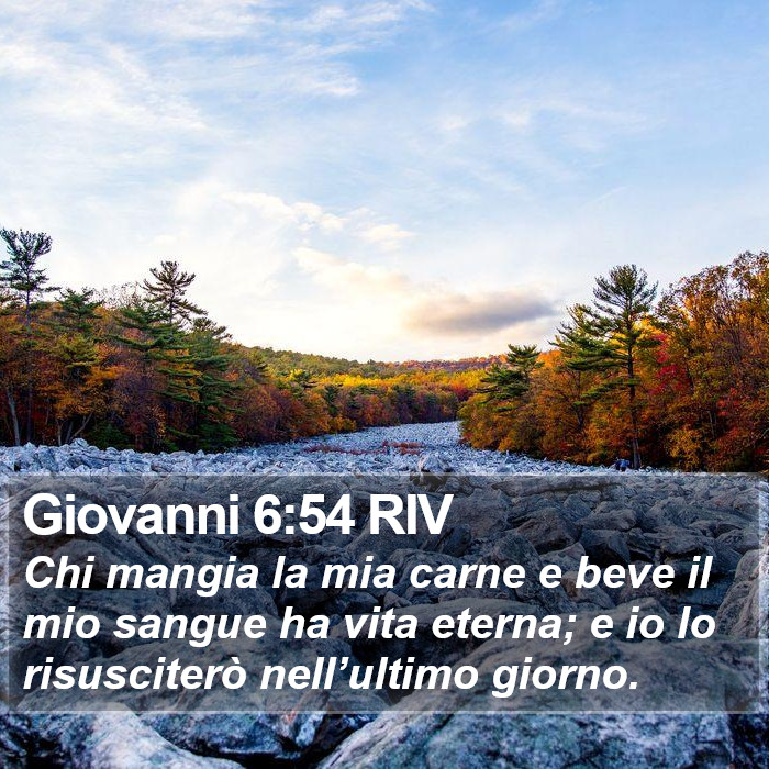 Giovanni 6:54 RIV Bible Study