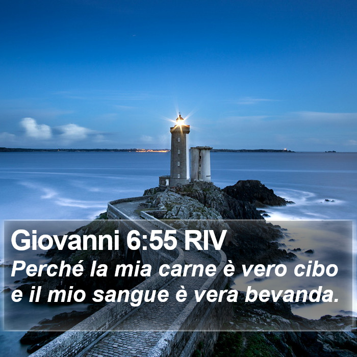 Giovanni 6:55 RIV Bible Study