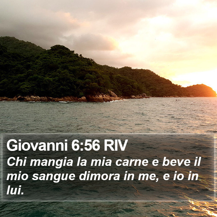 Giovanni 6:56 RIV Bible Study