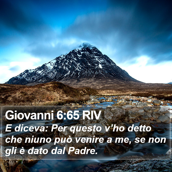Giovanni 6:65 RIV Bible Study