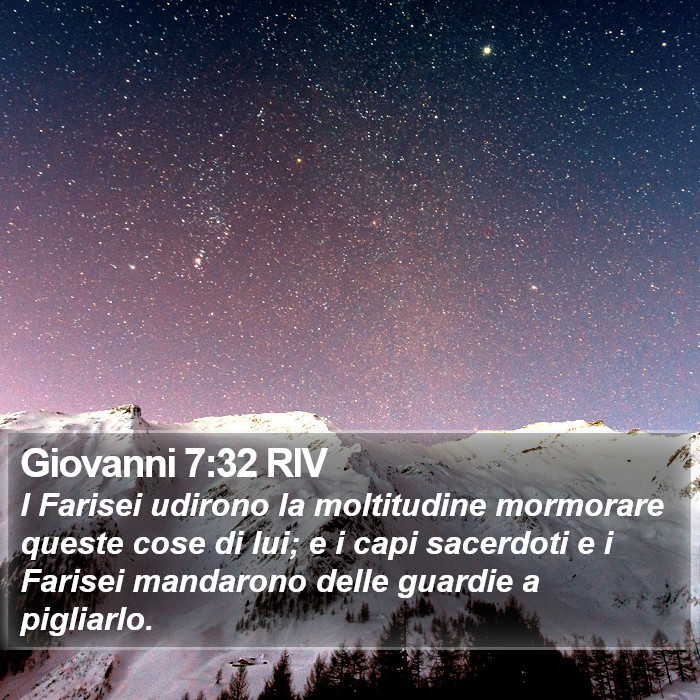 Giovanni 7:32 RIV Bible Study