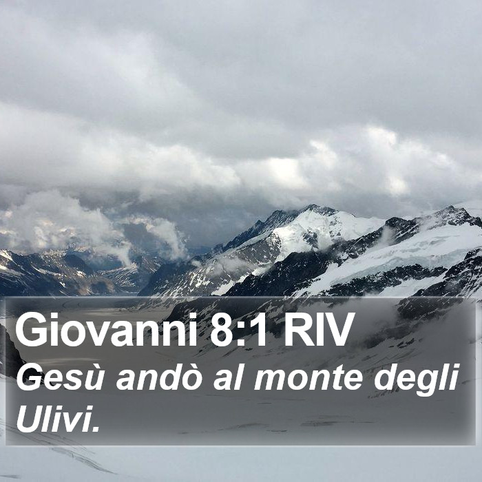 Giovanni 8:1 RIV Bible Study