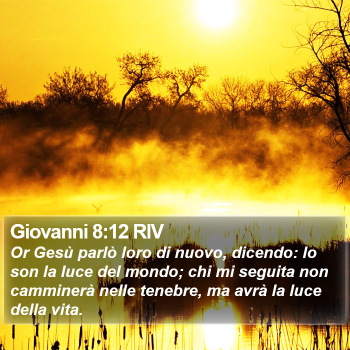 Giovanni 8:12 RIV Bible Study