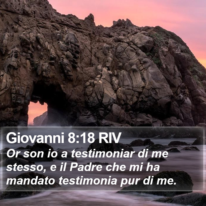 Giovanni 8:18 RIV Bible Study