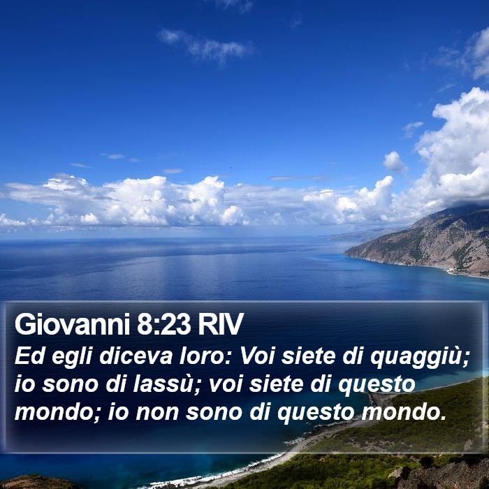 Giovanni 8:23 RIV Bible Study