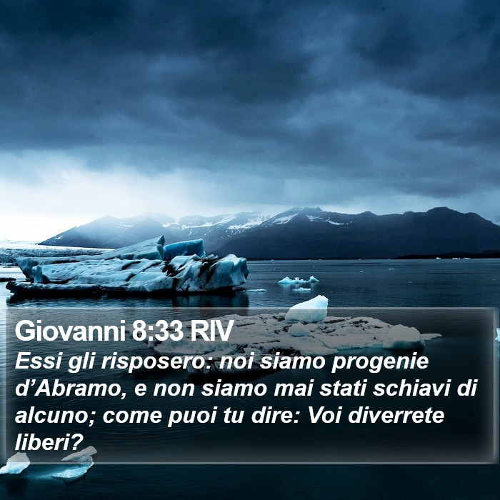 Giovanni 8:33 RIV Bible Study