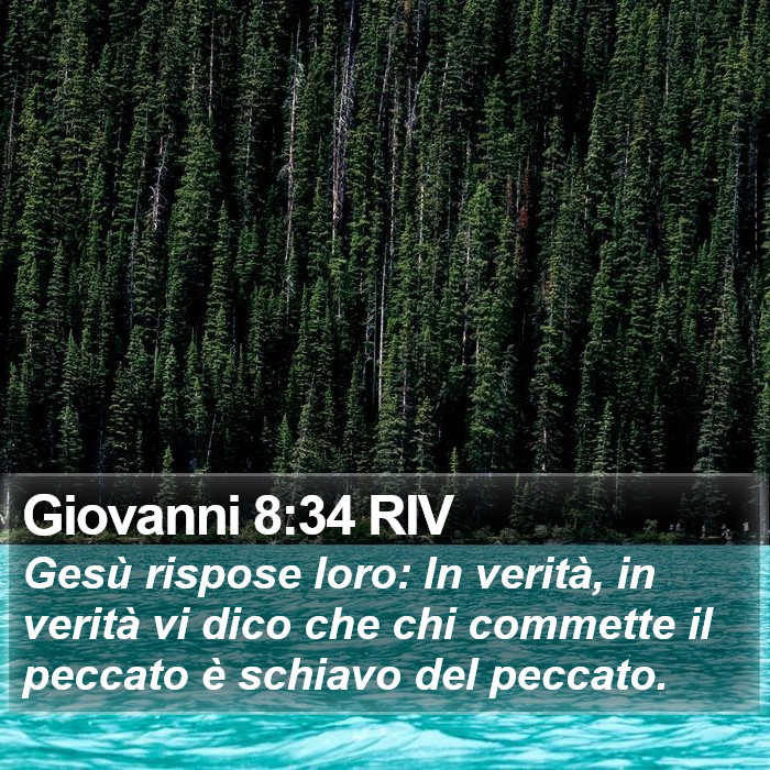 Giovanni 8:34 RIV Bible Study