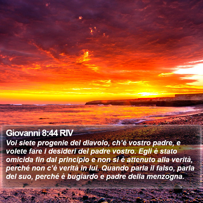 Giovanni 8:44 RIV Bible Study