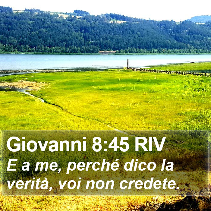 Giovanni 8:45 RIV Bible Study