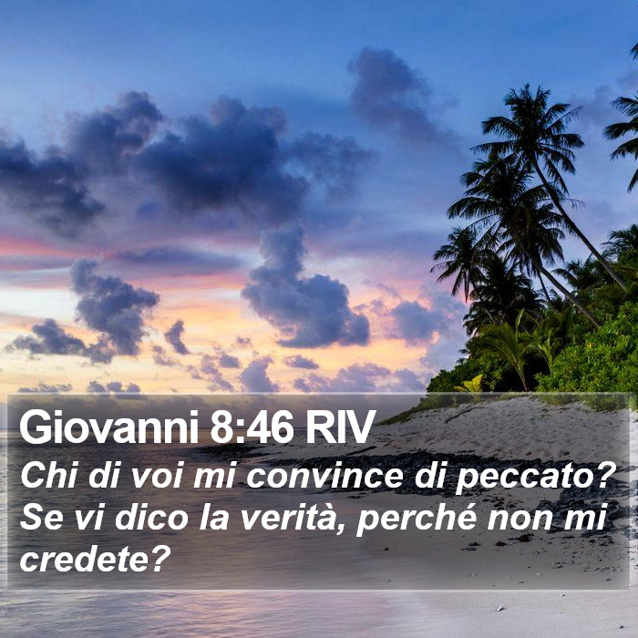 Giovanni 8:46 RIV Bible Study