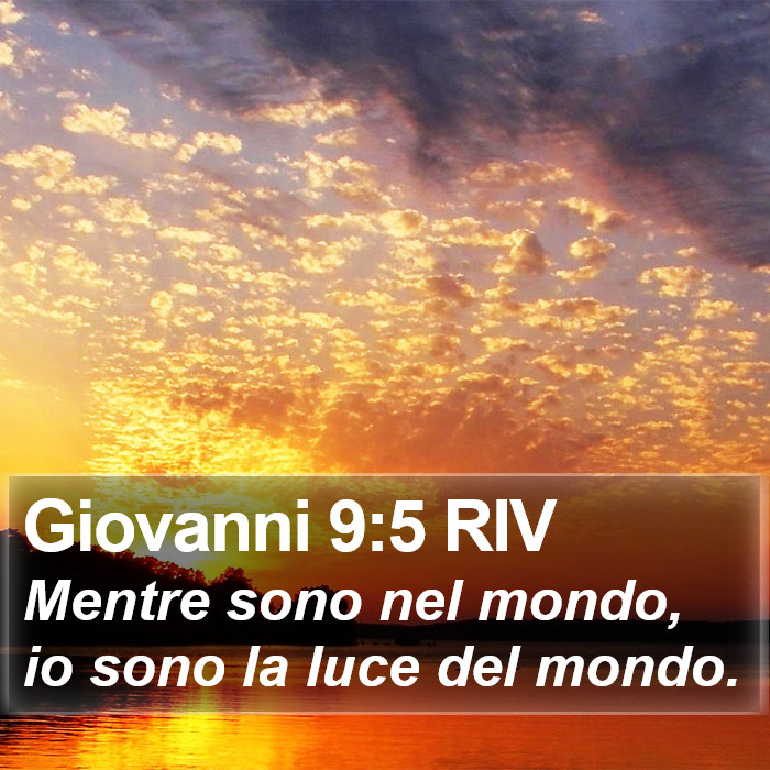Giovanni 9:5 RIV Bible Study