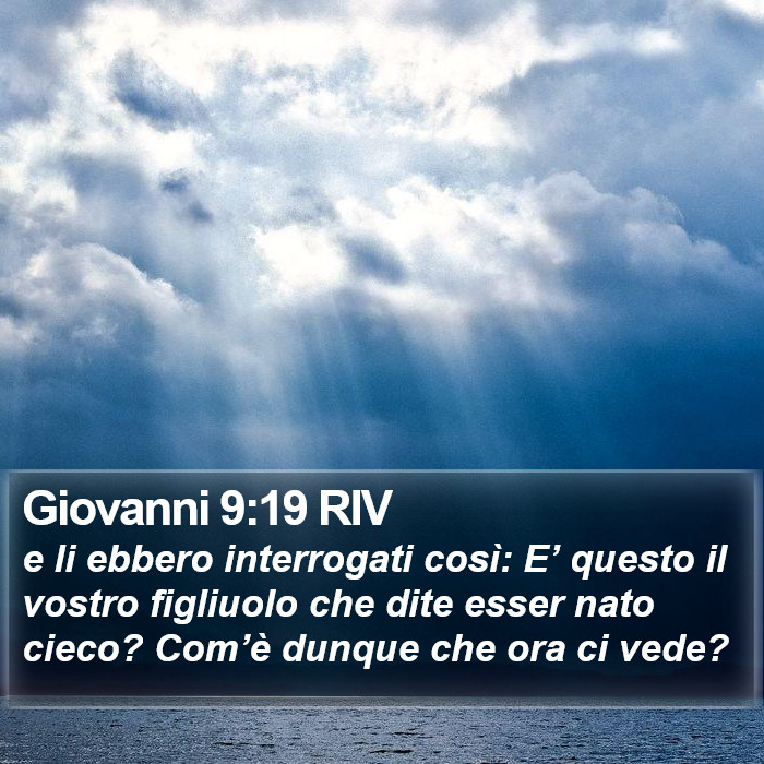 Giovanni 9:19 RIV Bible Study