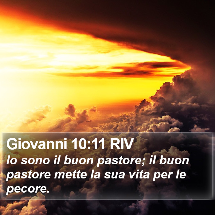 Giovanni 10:11 RIV Bible Study