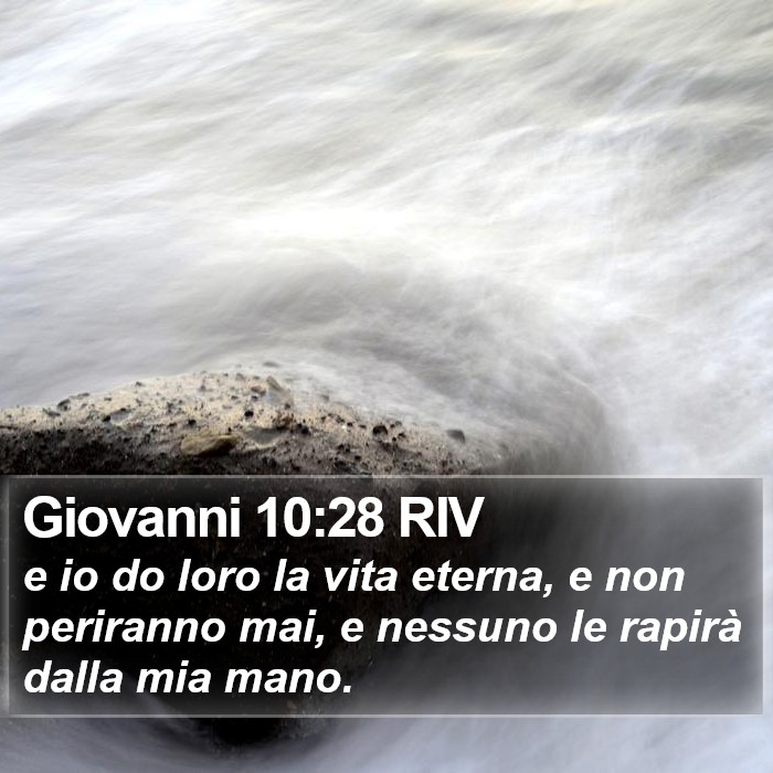 Giovanni 10:28 RIV Bible Study