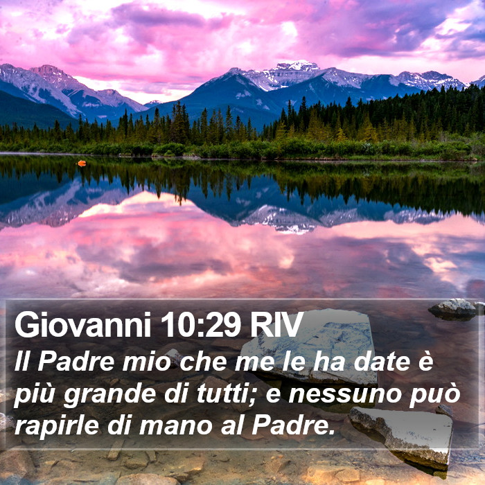 Giovanni 10:29 RIV Bible Study