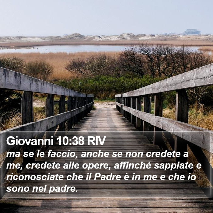 Giovanni 10:38 RIV Bible Study