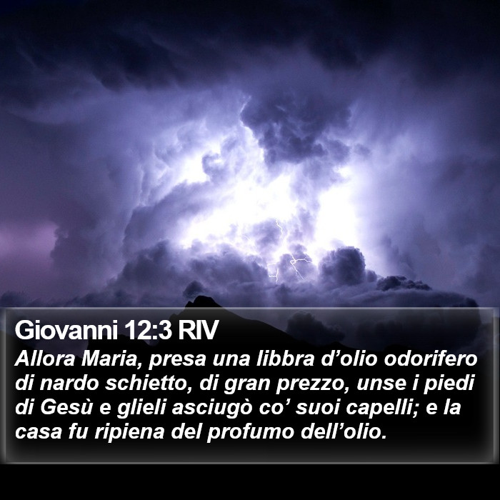 Giovanni 12:3 RIV Bible Study