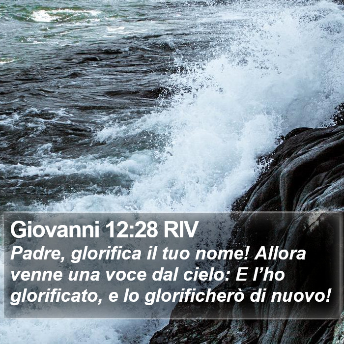 Giovanni 12:28 RIV Bible Study