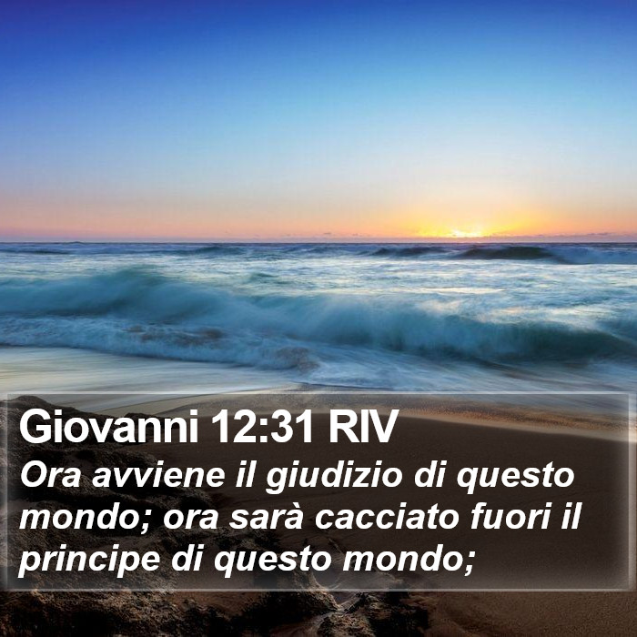 Giovanni 12:31 RIV Bible Study